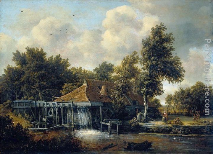 Meindert Hobbema A Water Mill